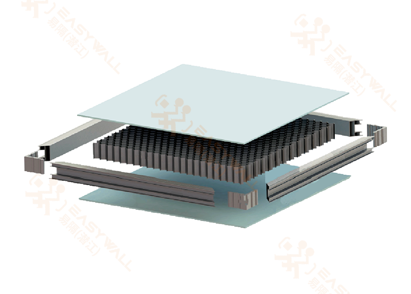 Painel para salas limpas de fibra de vidro (FRP)